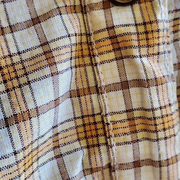 Western Shirt with Snap Close Decorative Stitching. Plaid Rodeo Stampede Country - Picture 6 of 11